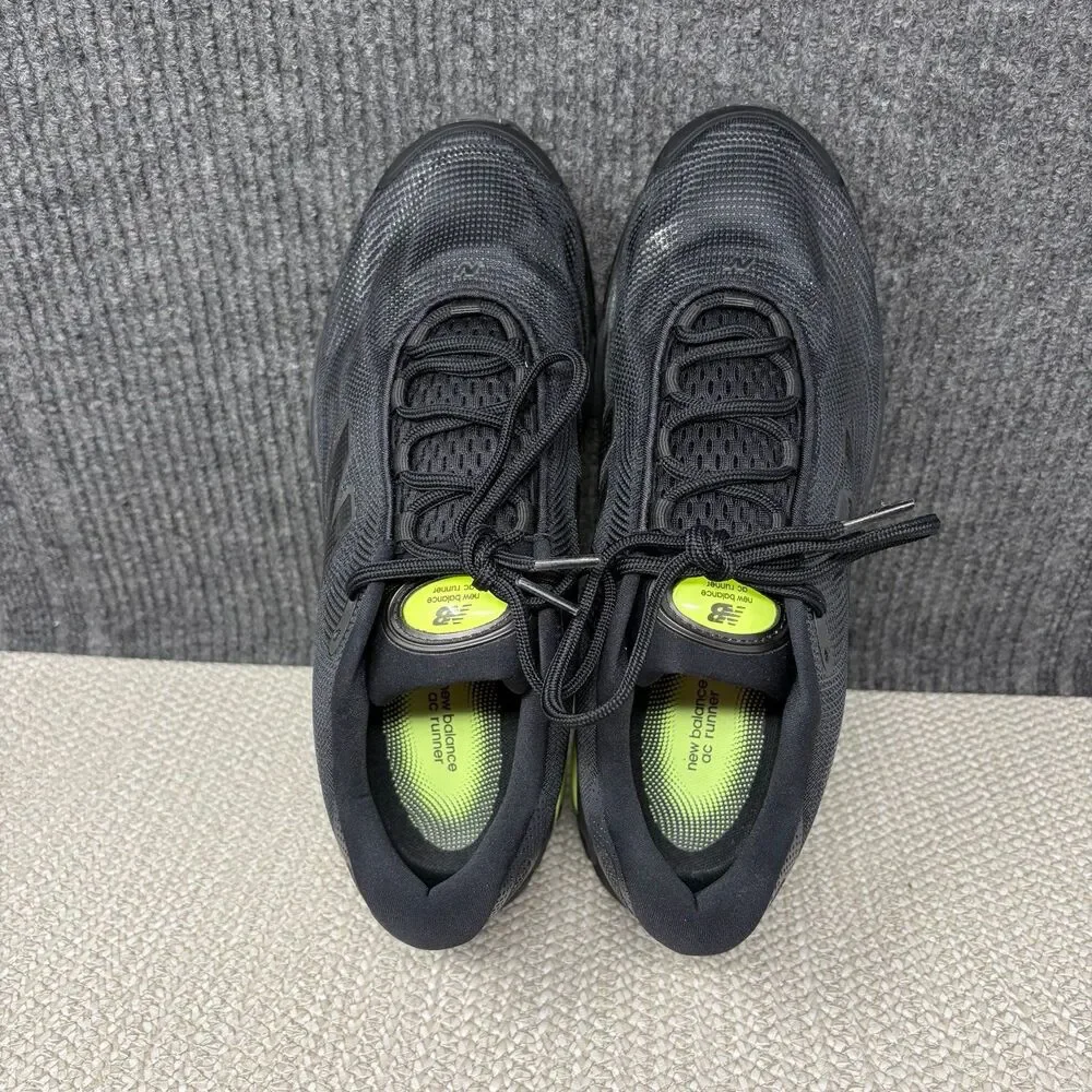 New Balance AC Runner Black Afterglow Green Athletic Shoes Mens 10 D MACR15LG